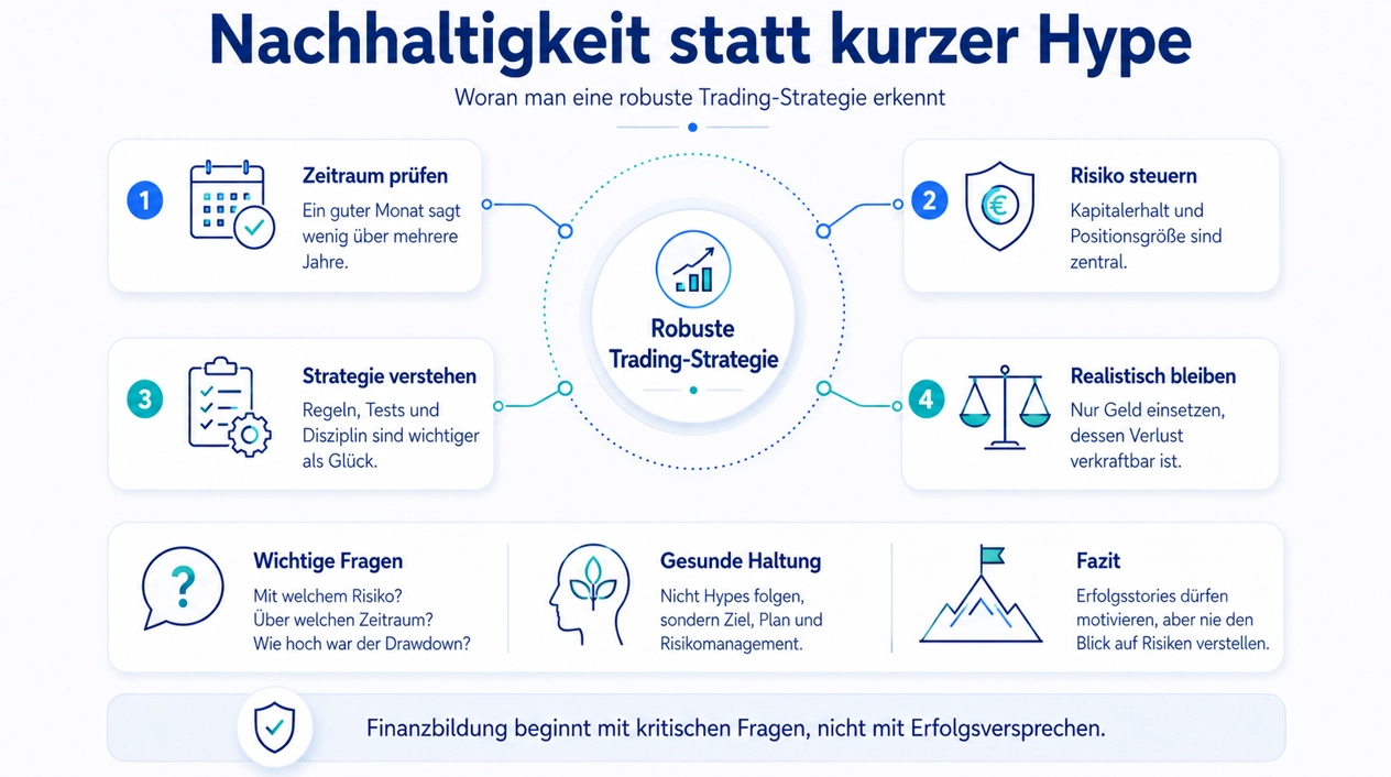 Erkennungsmerkmale einer robusten Trading-Strategie